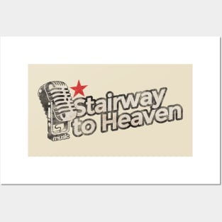 Stairway to Heaven - Vintage Karaoke song Posters and Art